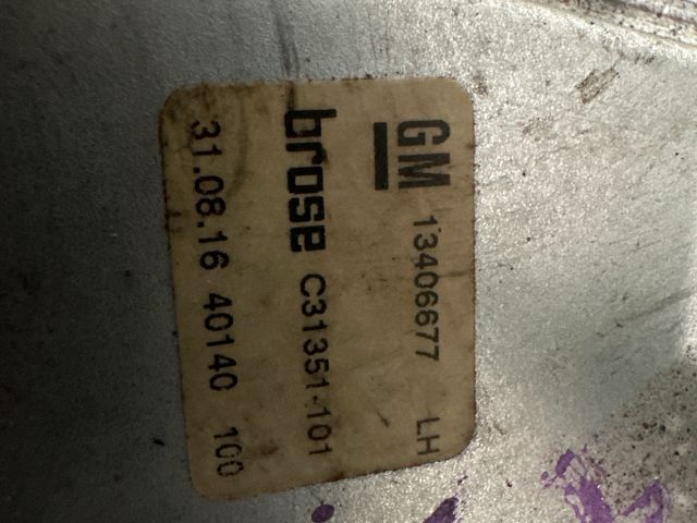 bontott OPEL ASTRA K Bal hátsó Ablakemelő Szerkezet (Elektromos)