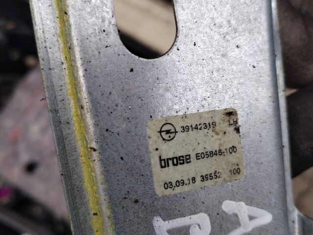 bontott OPEL ASTRA K Bal hátsó Ablakemelő Szerkezet (Elektromos)