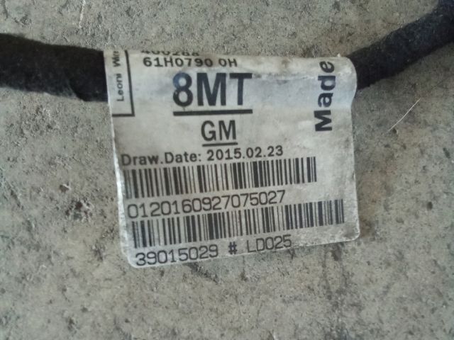 bontott OPEL ASTRA K Bal hátsó Ajtó Kábelköteg