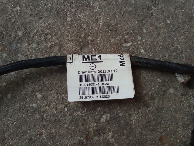 bontott OPEL ASTRA K Bal hátsó Ajtó Kábelköteg