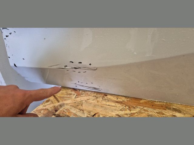 bontott OPEL ASTRA K Bal hátsó Ajtó (Üres lemez)