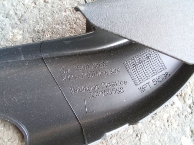 bontott OPEL ASTRA K Bal hátsó Ajtókeret Burkolat