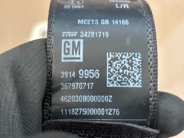 bontott OPEL ASTRA K Bal hátsó Biztonsági Öv