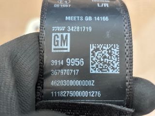 bontott OPEL ASTRA K Bal hátsó Biztonsági Öv