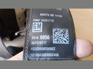 bontott OPEL ASTRA K Bal hátsó Biztonsági Öv