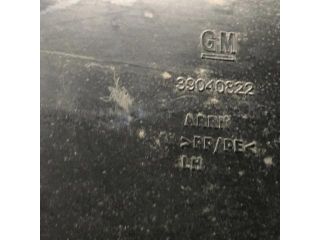 bontott OPEL ASTRA K Bal hátsó Dobbetét (Kerékjárati, Műanyag)