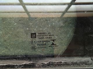 bontott OPEL ASTRA K Bal hátsó Fixüveg (Ajtóban)