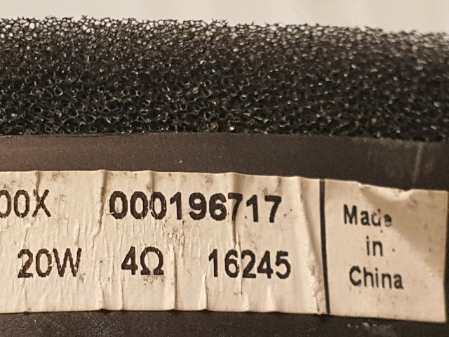 bontott OPEL ASTRA K Bal hátsó Hangszóró