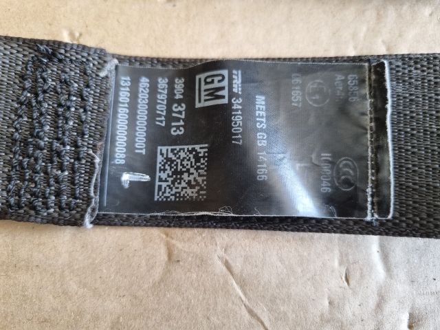 bontott OPEL ASTRA K Bal hátsó Övfeszítő