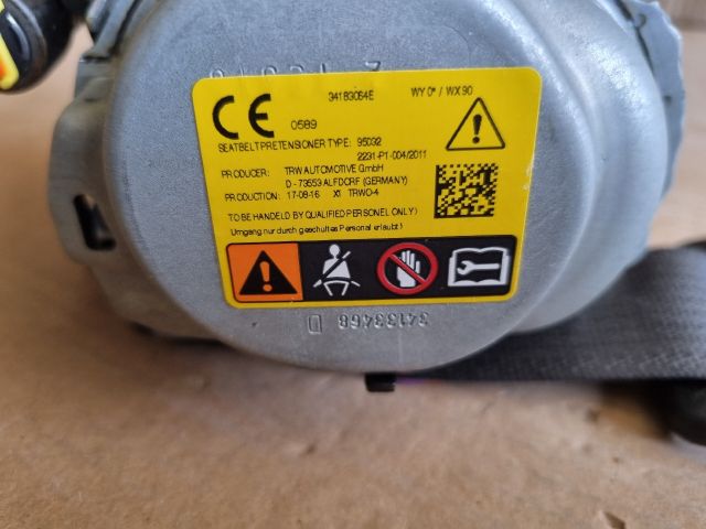 bontott OPEL ASTRA K Bal hátsó Övfeszítő