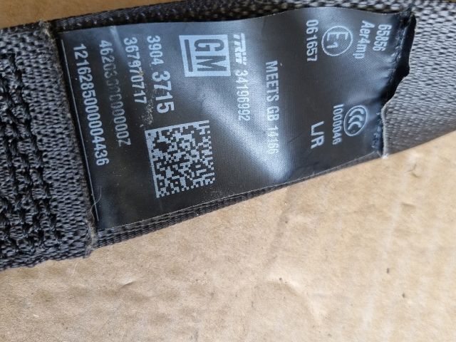 bontott OPEL ASTRA K Bal hátsó Övfeszítő