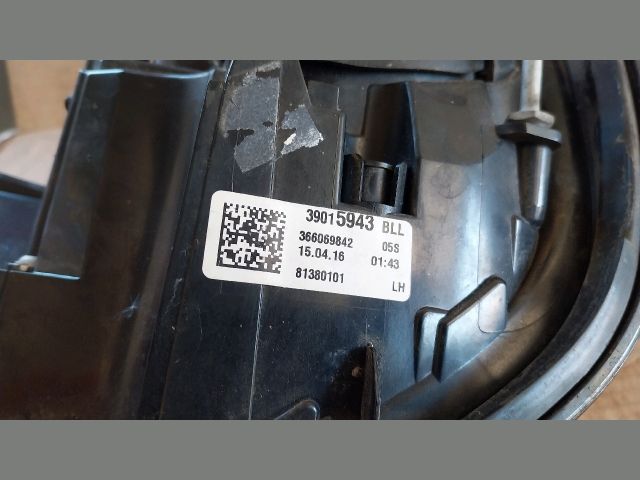 bontott OPEL ASTRA K Bal Külső Hátsó Lámpa