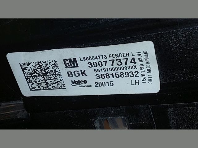 bontott OPEL ASTRA K Bal Külső Hátsó Lámpa