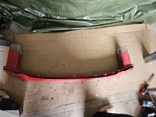 bontott OPEL ASTRA K Első Lökhárító Merevítő (Fém)