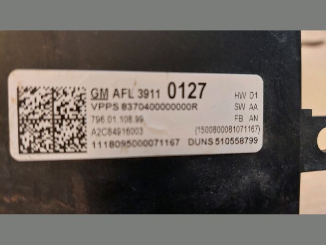 bontott OPEL ASTRA K Fényszóró Elektronika