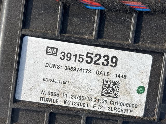 bontott OPEL ASTRA K Fűtés Box