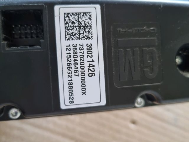 bontott OPEL ASTRA K Fűtéskapcsoló (digit klímás)