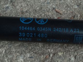 bontott OPEL ASTRA K Gázrugós Kitámasztó Teleszkóp Csomagtérajtó (Pozíciófüggetlen)