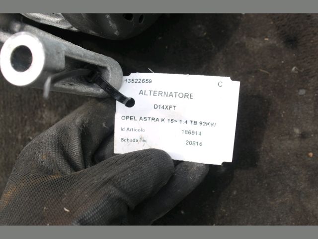 bontott OPEL ASTRA K Generátor