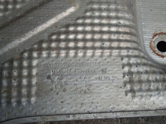 bontott OPEL ASTRA K Hátsó Kipufogó Dob Hővédő Lemez