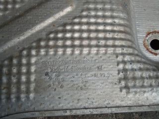 bontott OPEL ASTRA K Hátsó Kipufogó Dob Hővédő Lemez