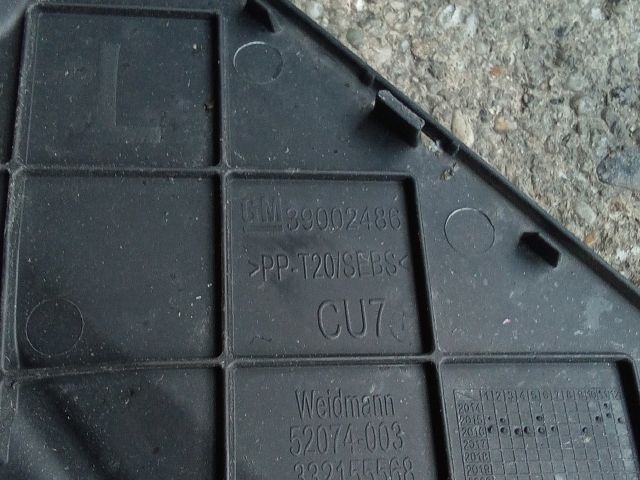 bontott OPEL ASTRA K Homlokfal Burkolat