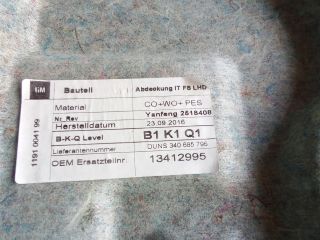 bontott OPEL ASTRA K Jobb Alsó Műszerfal Burkolat