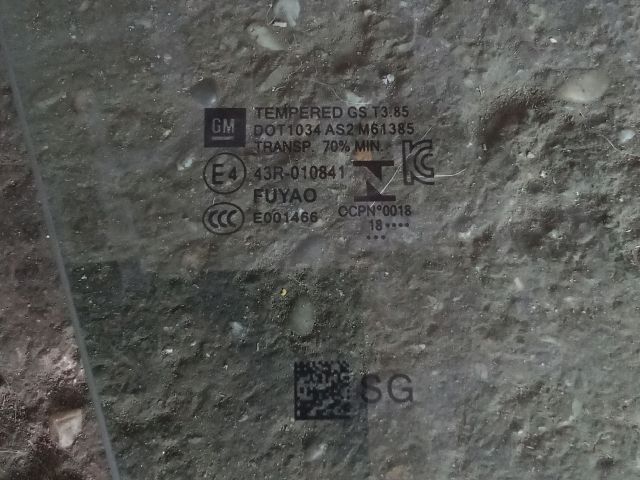 bontott OPEL ASTRA K Jobb első Ablak