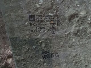 bontott OPEL ASTRA K Jobb első Ablak