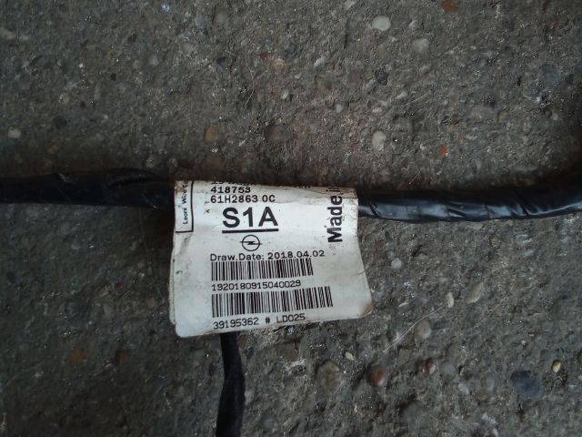 bontott OPEL ASTRA K Jobb első Ajtó Kábelköteg