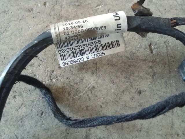 bontott OPEL ASTRA K Jobb első Ajtó Kábelköteg