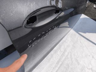 bontott OPEL ASTRA K Jobb első Ajtó (Üres lemez)