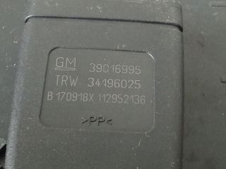 bontott OPEL ASTRA K Jobb első Biztonsági Öv Csat