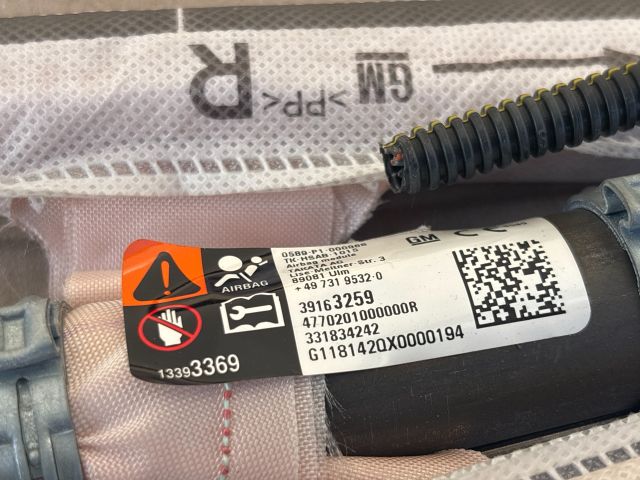 bontott OPEL ASTRA K Jobb első Függöny Légzsák