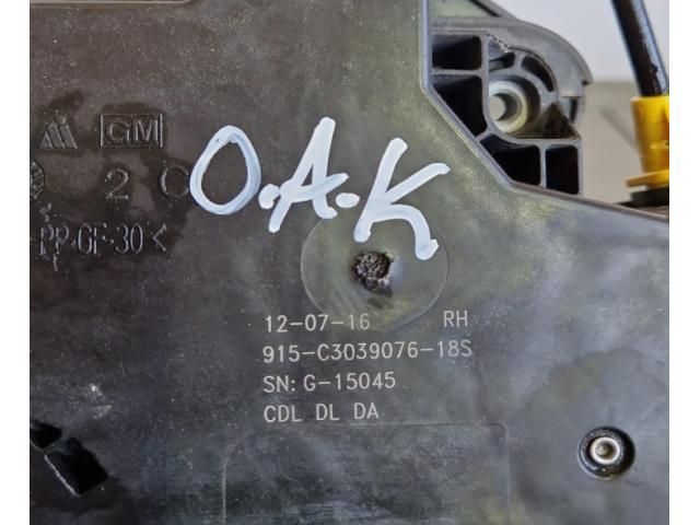 bontott OPEL ASTRA K Jobb hátsó Ajtózár