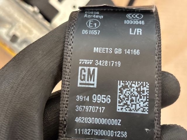 bontott OPEL ASTRA K Jobb hátsó Biztonsági Öv