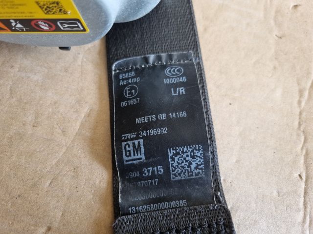 bontott OPEL ASTRA K Jobb hátsó Övfeszítő