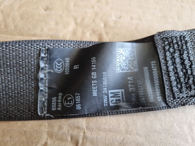 bontott OPEL ASTRA K Jobb hátsó Övfeszítő