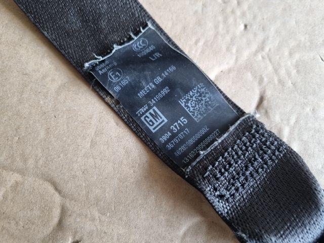 bontott OPEL ASTRA K Jobb hátsó Övfeszítő