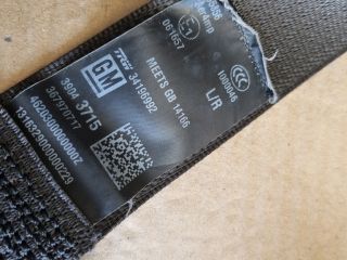 bontott OPEL ASTRA K Jobb hátsó Övfeszítő