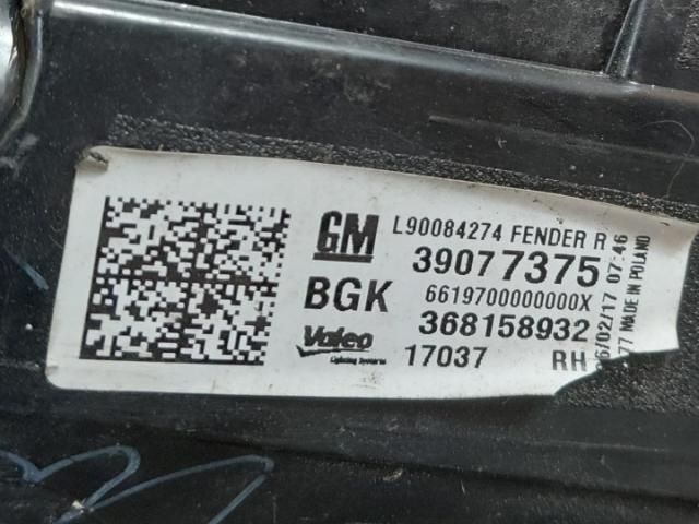 bontott OPEL ASTRA K Jobb Külső Hátsó Lámpa