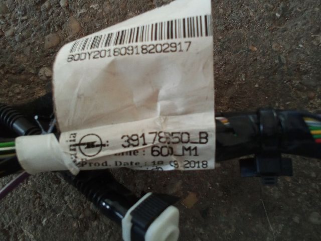 bontott OPEL ASTRA K Karosszéria Fő Kábelköteg