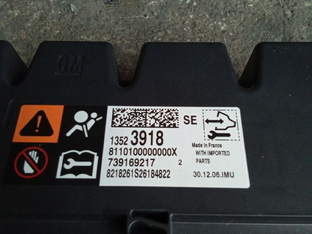 bontott OPEL ASTRA K Légzsák Elektronika