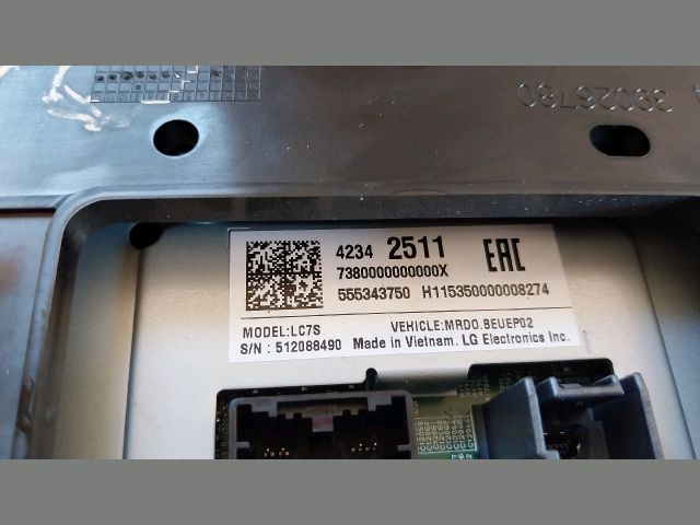 bontott OPEL ASTRA K Multifunkciós Kijelző