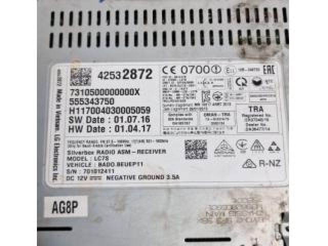 bontott OPEL ASTRA K Navigációs Fejegység