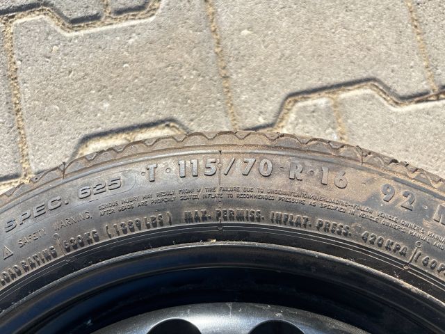 bontott OPEL ASTRA K Pótkerék