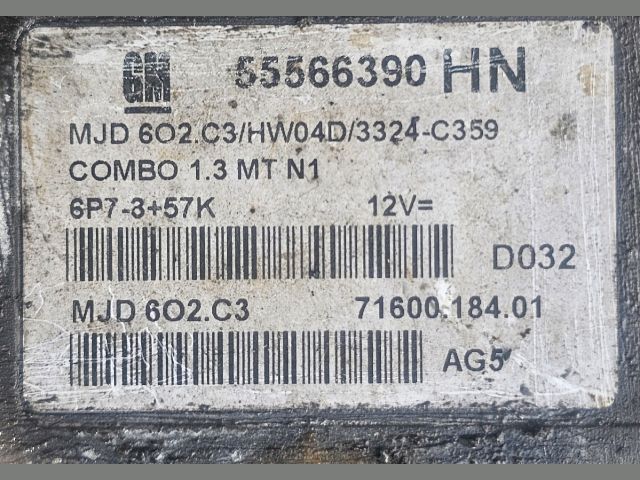 bontott OPEL COMBO Motorvezérlő