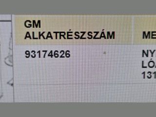 bontott OPEL COMBO Bal hátsó Ajtó (Üres lemez)