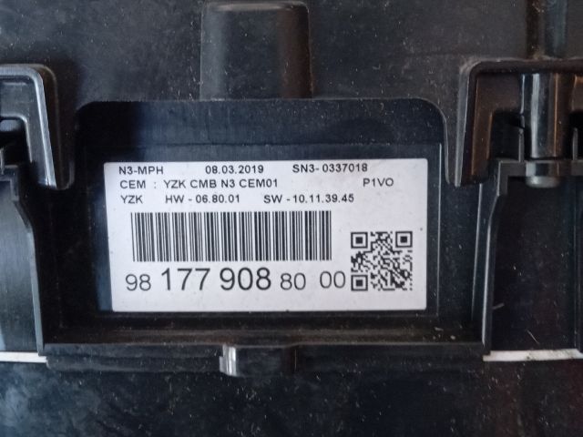 bontott OPEL COMBO E Kilométeróra