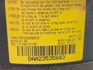 bontott OPEL COMBO Kormánylégzsák